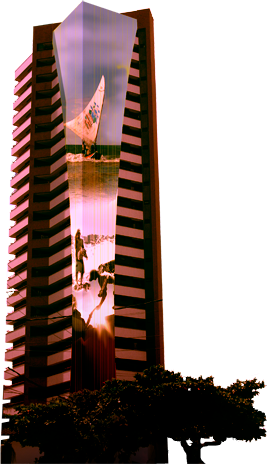 Foco internaciobal, cartao postal internacional